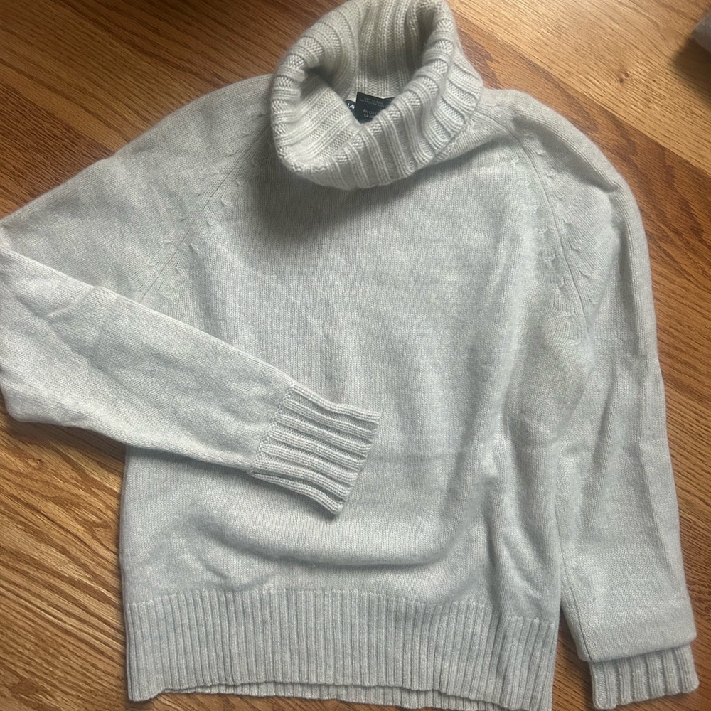 Lord & Taylor Cashmere Turtleneck Sweater